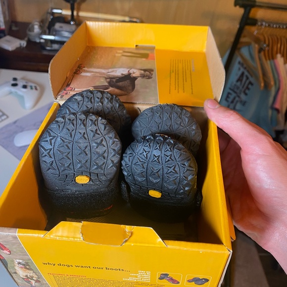 Grip trex dog shoes extra small red vibrum - Picture 3 of 5